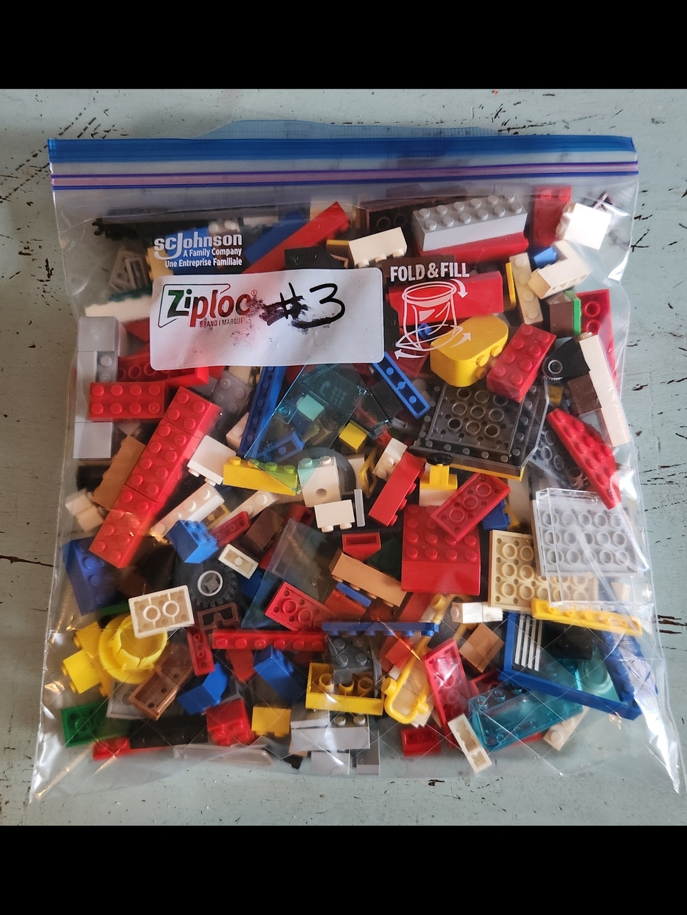 1lb Bag of Assorted Lego Bricks - Multicolor